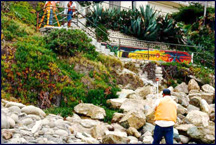 Coast of California Deformation Survey - Laguna Beach site 