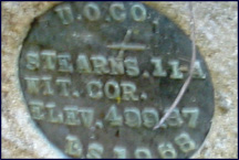 Close up of a monument.